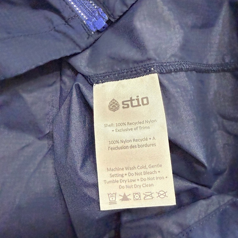 Stio Second Light Wind Shell jacket navy blue Men… - image 7